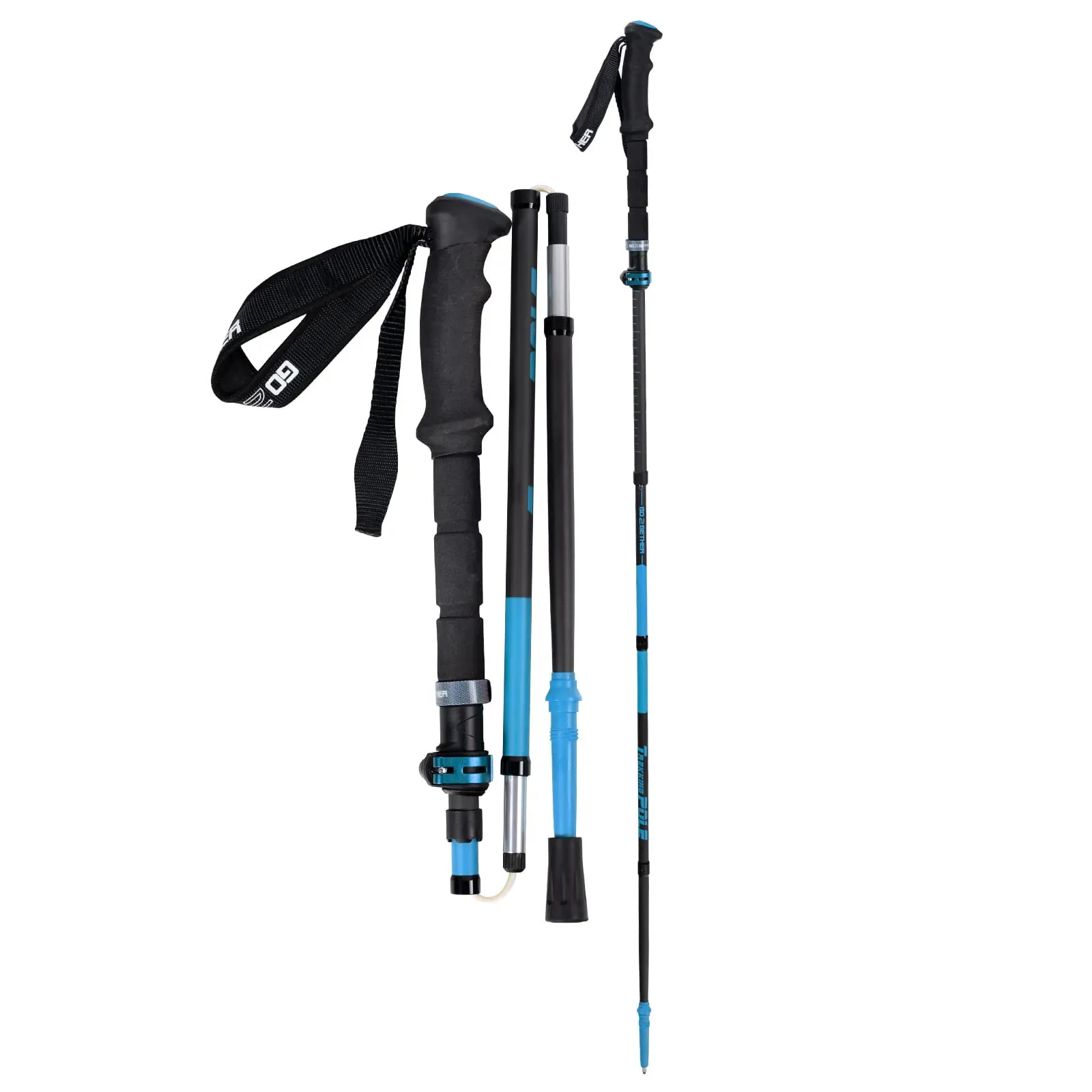 G2 Carbon Foldable Walking Canes Extremus Ultralight（9.17 oz/Foam Padded Wrist Stra/Press (2-Pack)